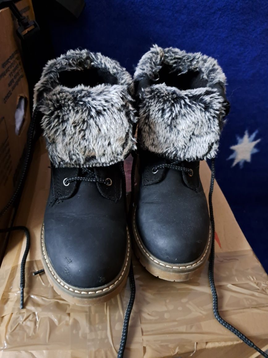 Buty zimowe trapery damskie Deichmann 38