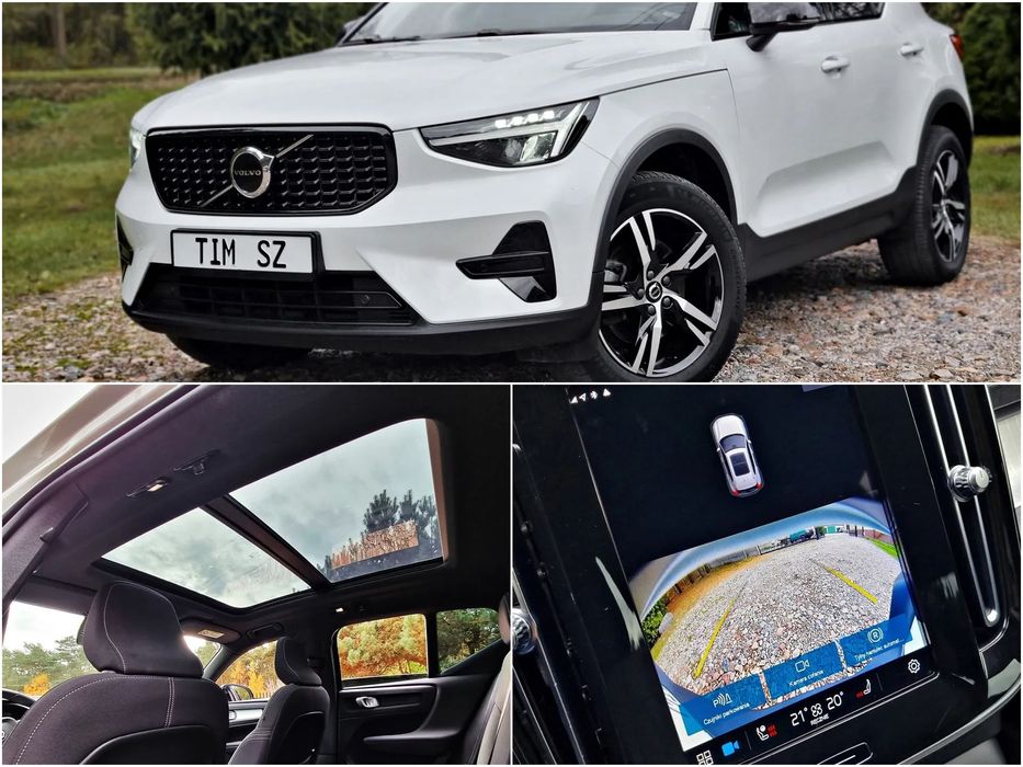 Volvo XC 40 Biała PERŁA _ R-design_ PANORama_ Grzana KIEROWNICA_ KeyLess_ Pamięć F