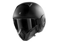 Kask otwarty SHARK STREET-DRAK BLANK kolor czarny/matowy