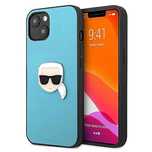 Etui Karl Lagerfeld Leather Ikonik Karl's Head Metal na iPhone 13 mini