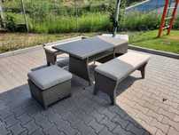 Meble ogrodowe Brafab technorattan, nowe