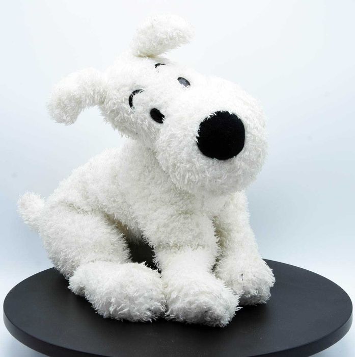 Tintin Milou original de 55cm com tamanho real de um cão como novo