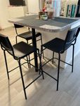 Conjunto de 3 Cadeiras altas