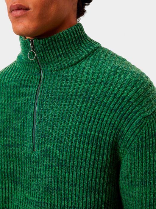 Sweter zielony z dodatkiem wełny Marc O'Polo Denim M