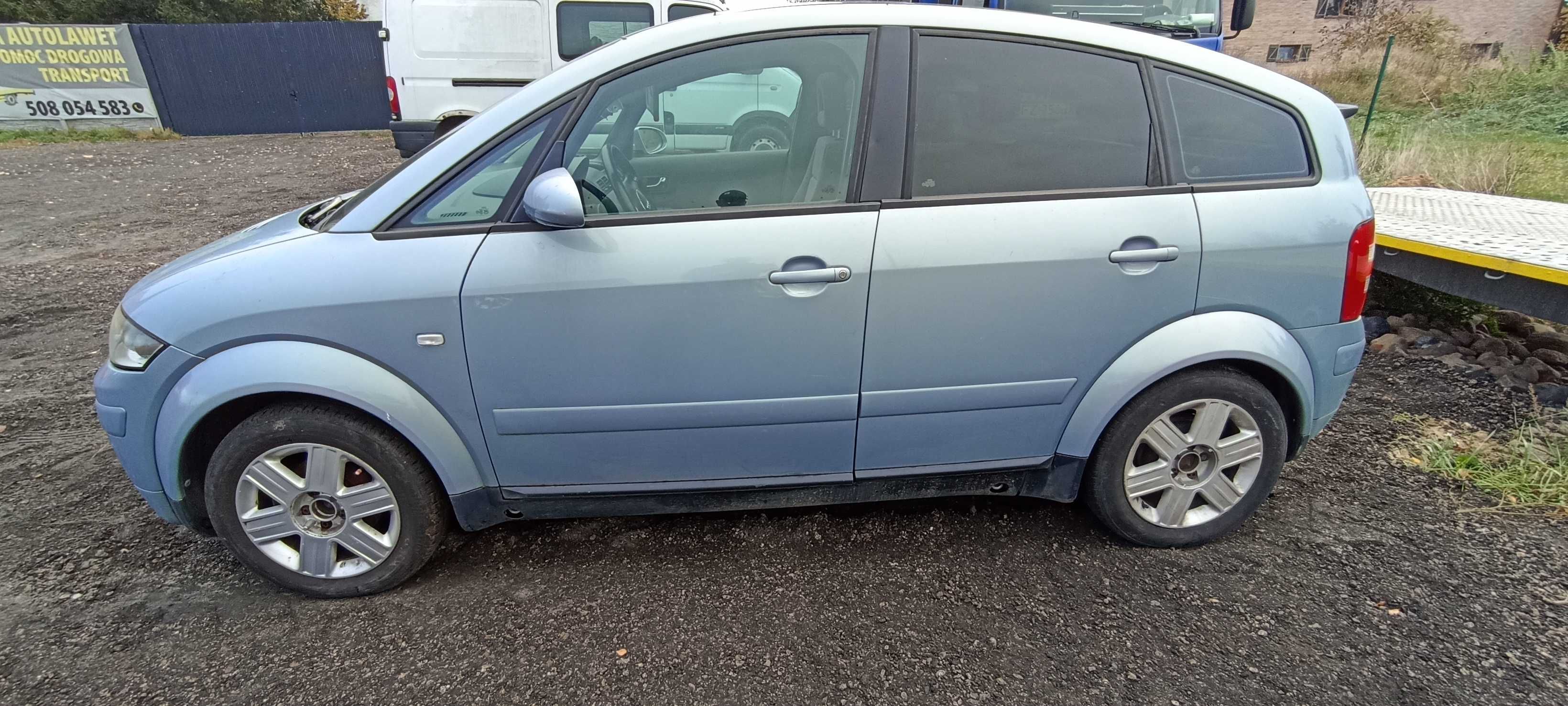 audi a2 1.4  55kw aua lak ly7r skrzynia fvt  samochód na części