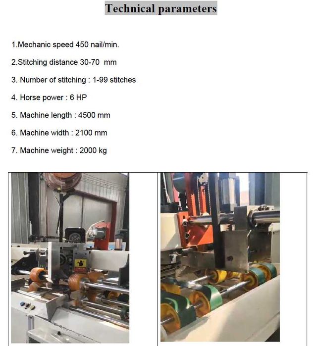 Półautomatyczna zszywarka BDJ-2000B