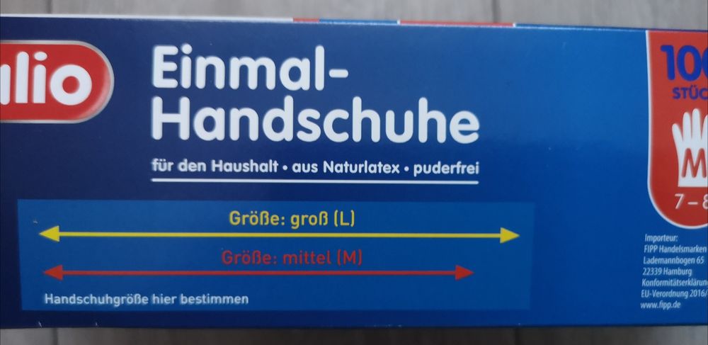 Jednorazowe rękawiczki latex