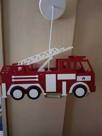 Lampa wóz strażacki pokój dziecka