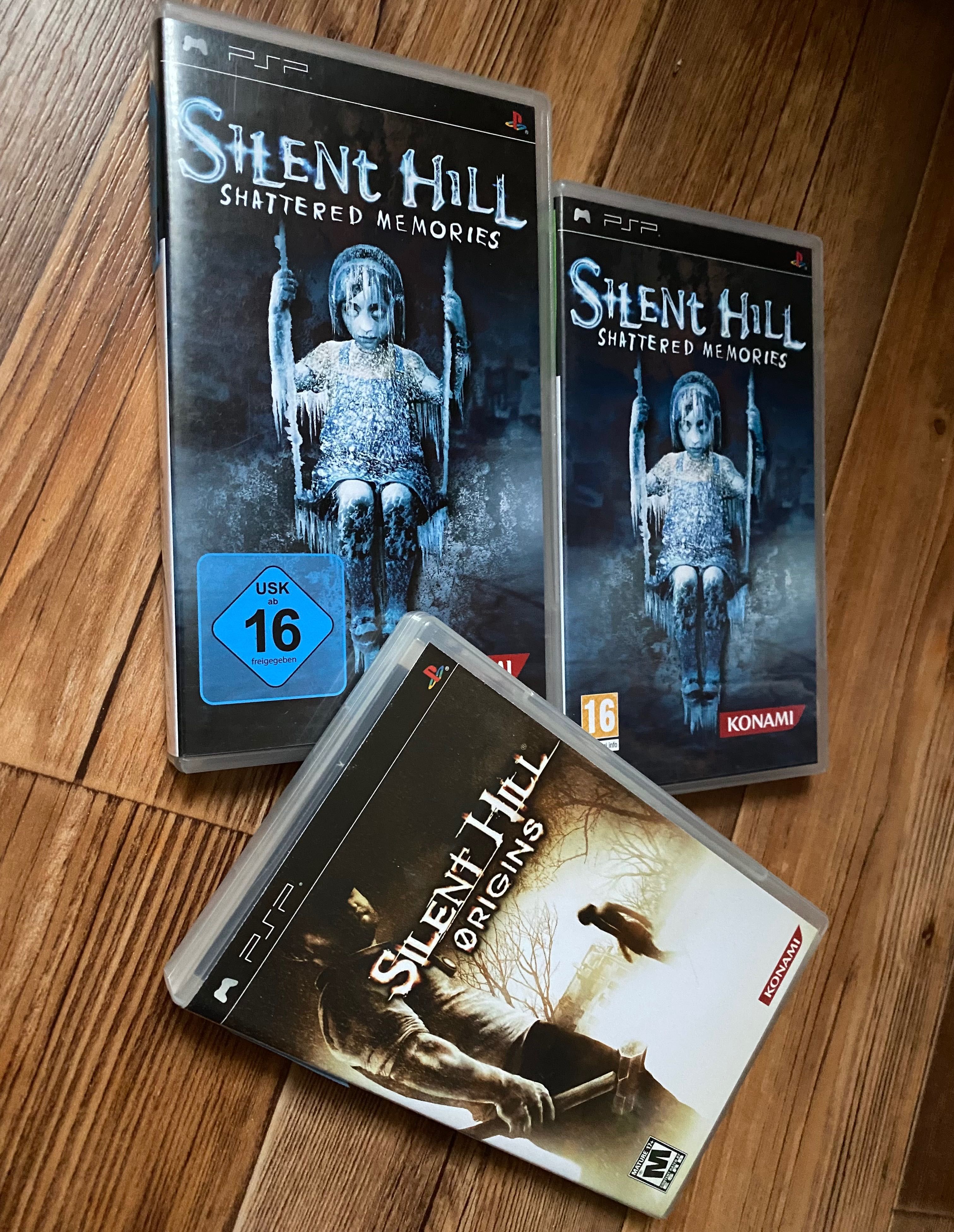 Sony PSP: Silent Hill, Manhant2, Metal Gear Solid, Tony Hawk’s, DefJam