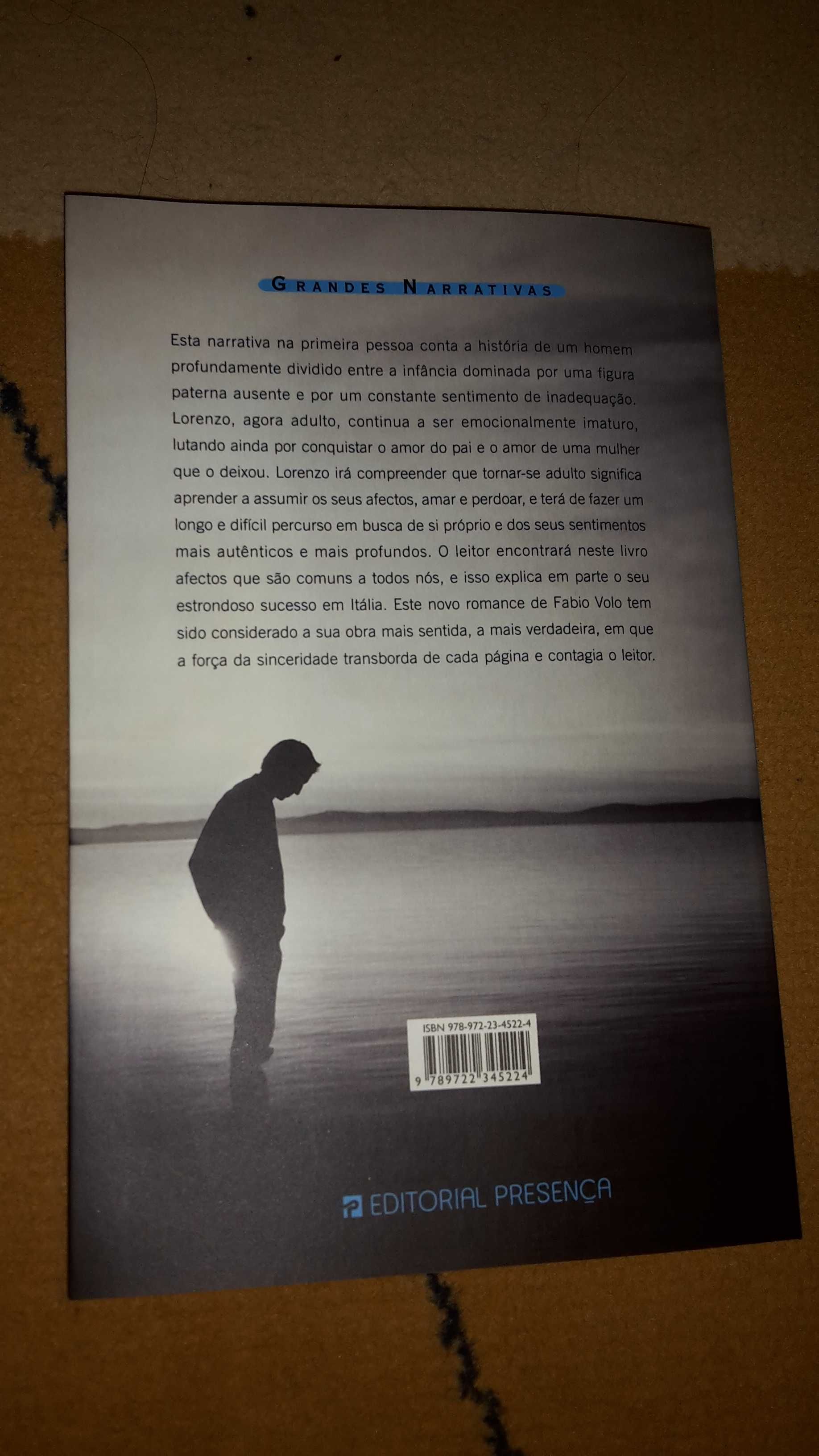 Livro: "O Tempo que já não viverei" de Fabio Volo