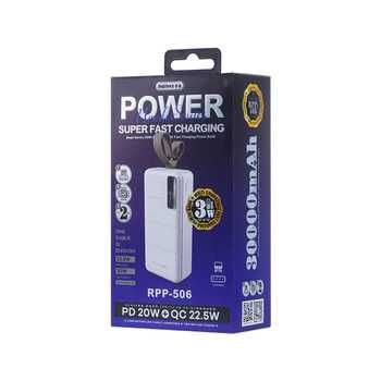 REMAX POWERBANK 30000mAh - USB + TYP C - PD 20W QC 22,5W