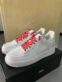 Nike Air Force 1 Low Supreme White 	38