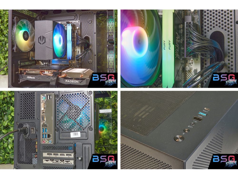 Komputer stacjonarny BSG Striker V8 Ryzen5 16GB/1TB SSD RX6600 Win11