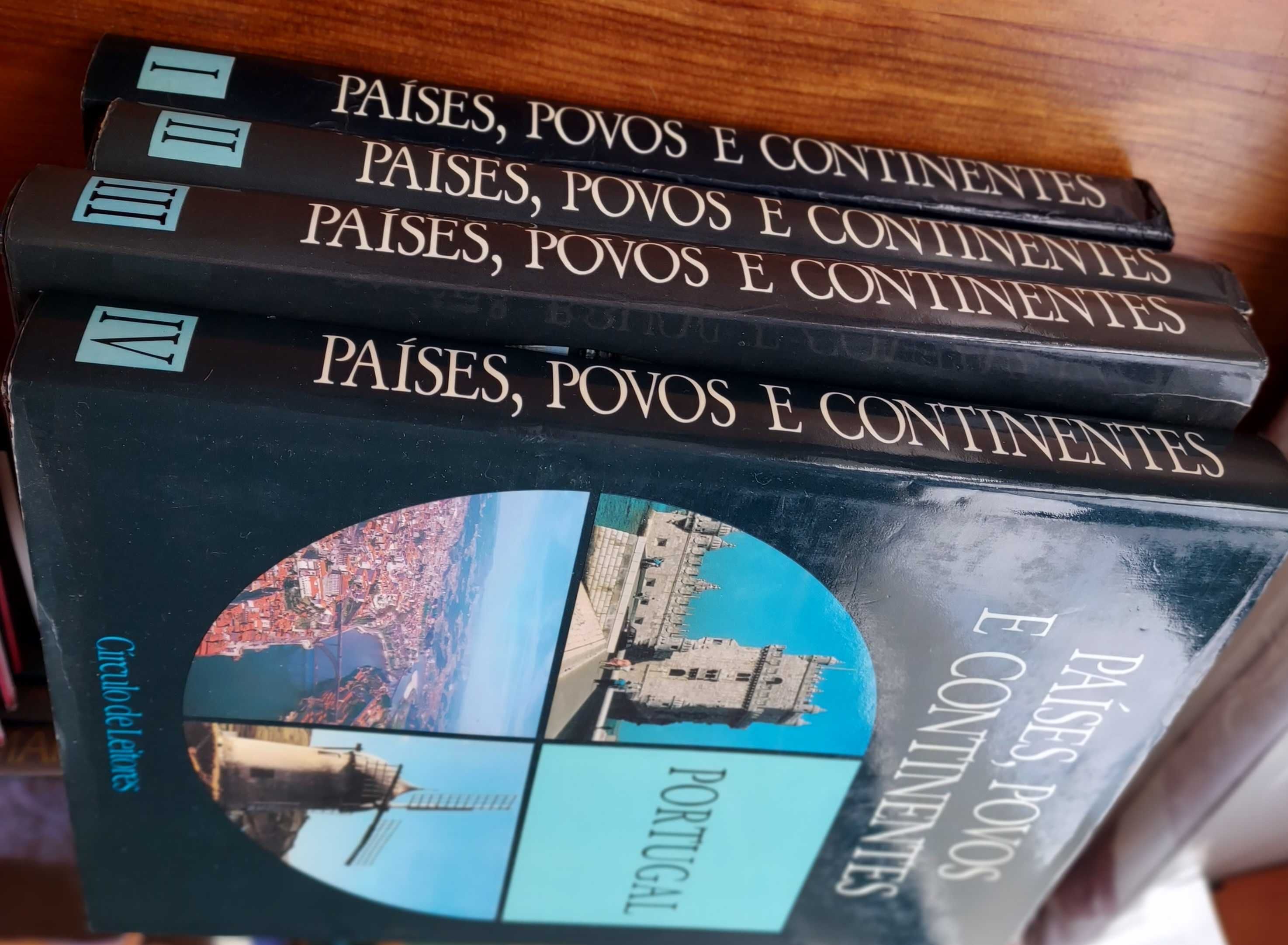 Paises povos e continentes- 4 volumes grandes