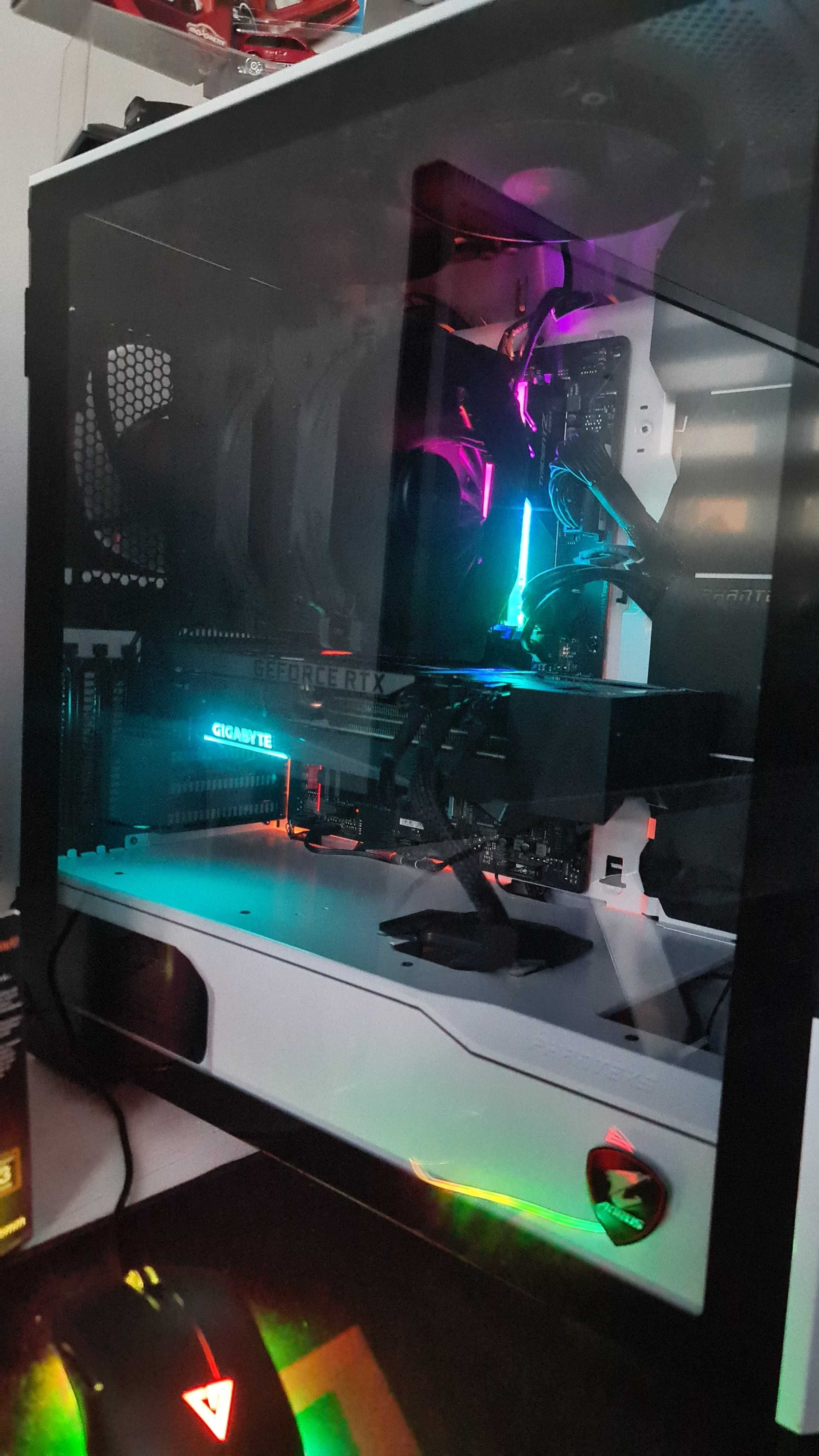 Komputer PC 3070ti 32gb i9 10850K Aorus z490 850W Gigabyte Acer 27" 4K