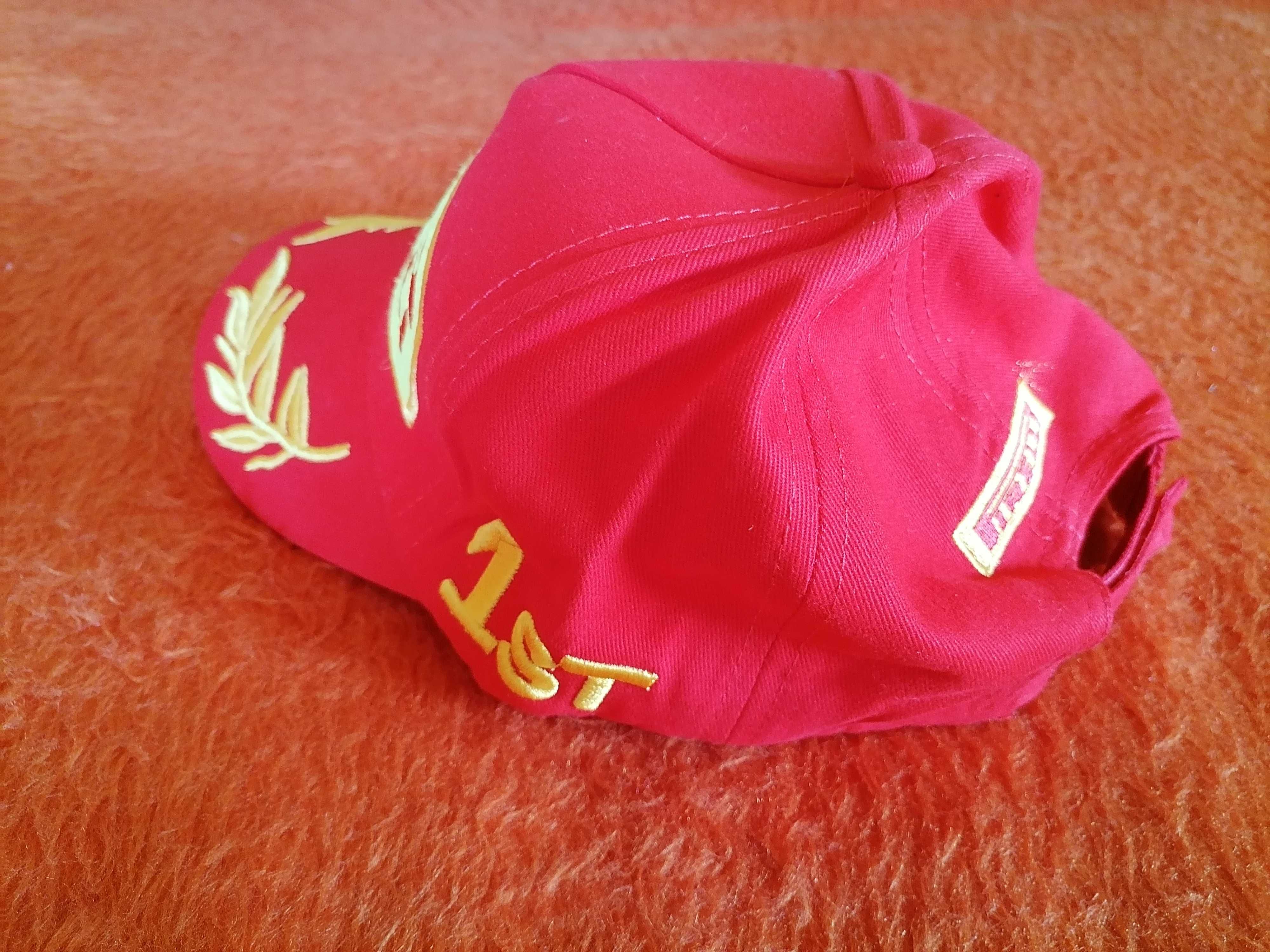 Czapka z Daszkiem Pirelli ,Moto GP Czerwona .