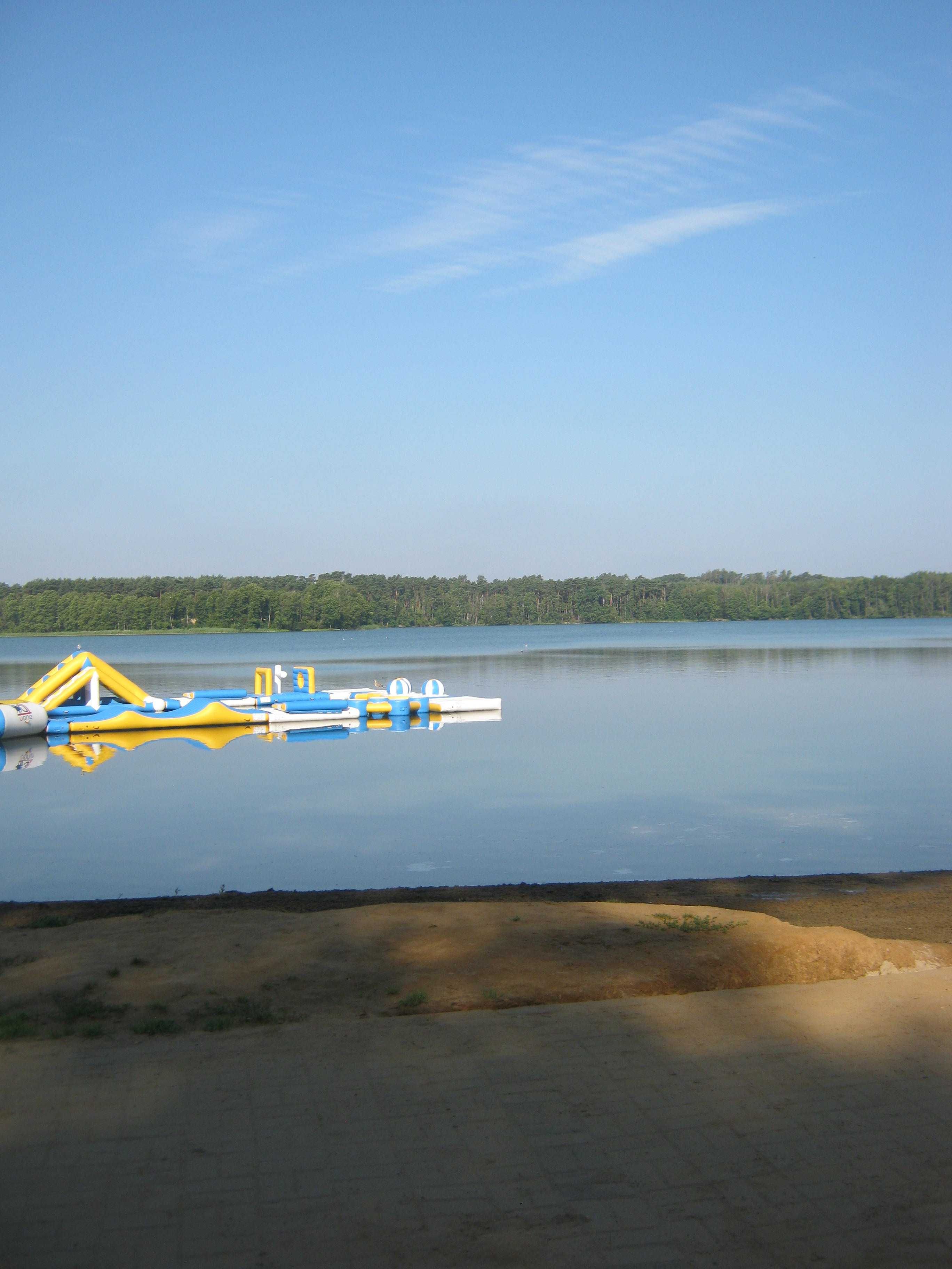 Domek wolnostojący nad jeziorem 80 m  plaża