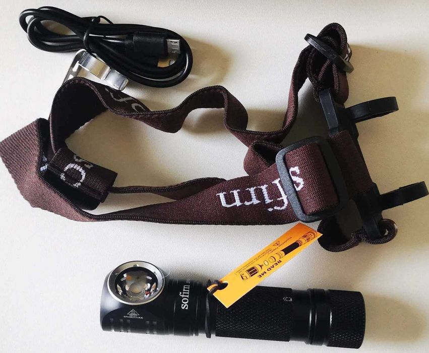 USB Latarka czołowa Sofirn SP40 - 1200lm + Akumulator