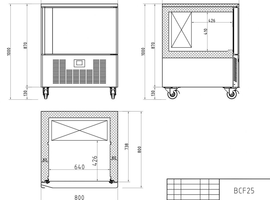 Ultra Zamrażarka szokowa / mrożenia w -45C ( Raty ,Leasing)