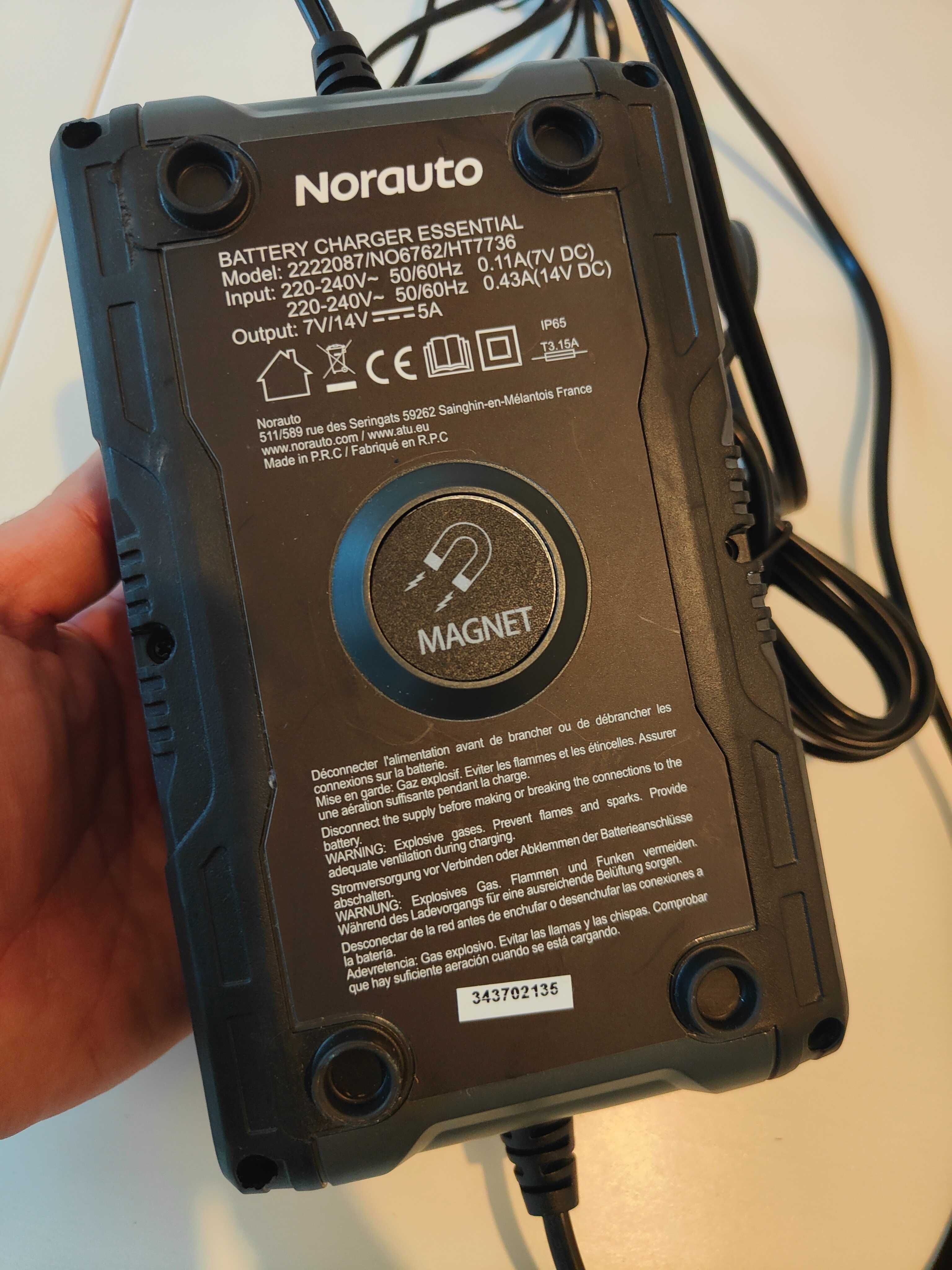 Carregador de Bateria NORAUTO 5A 12V Essential