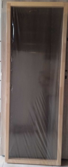 Okno do SAUNY FIŃSKIEJ FIX osika grafit