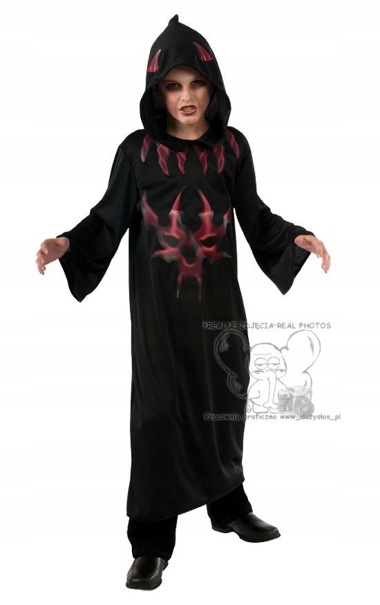 strój kostium kat diabła diabeł demon halloween m