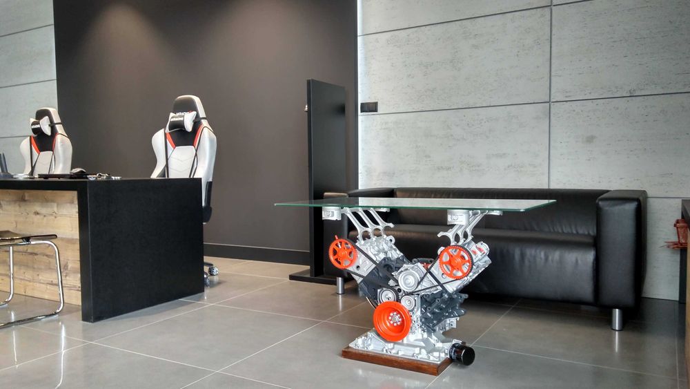 Stolik z silnika AUDI V8, V10 V12 Coffee Table