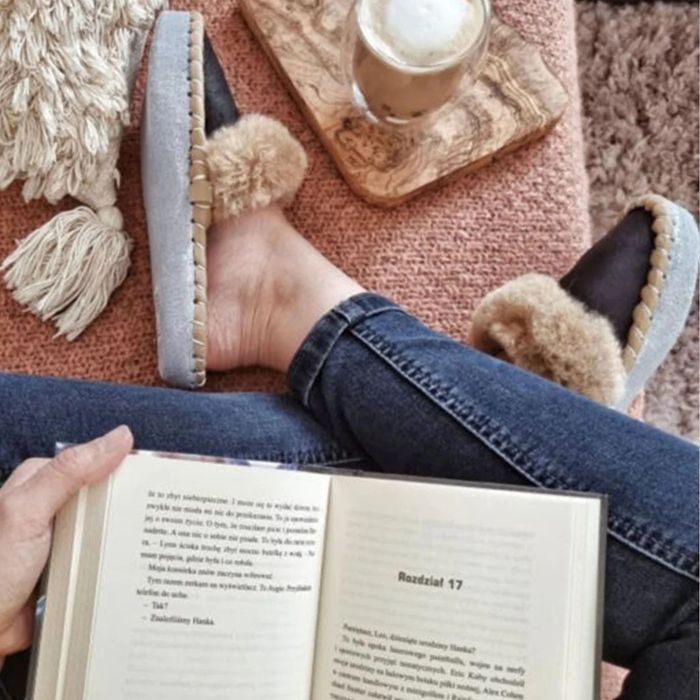 Жіночі тапочки на овчині, домашні капці теплі, женские тапочки зимние