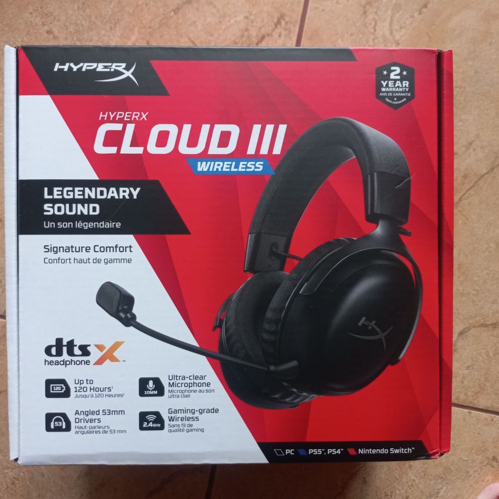 HyperX Cloud 3 Wireless навушники