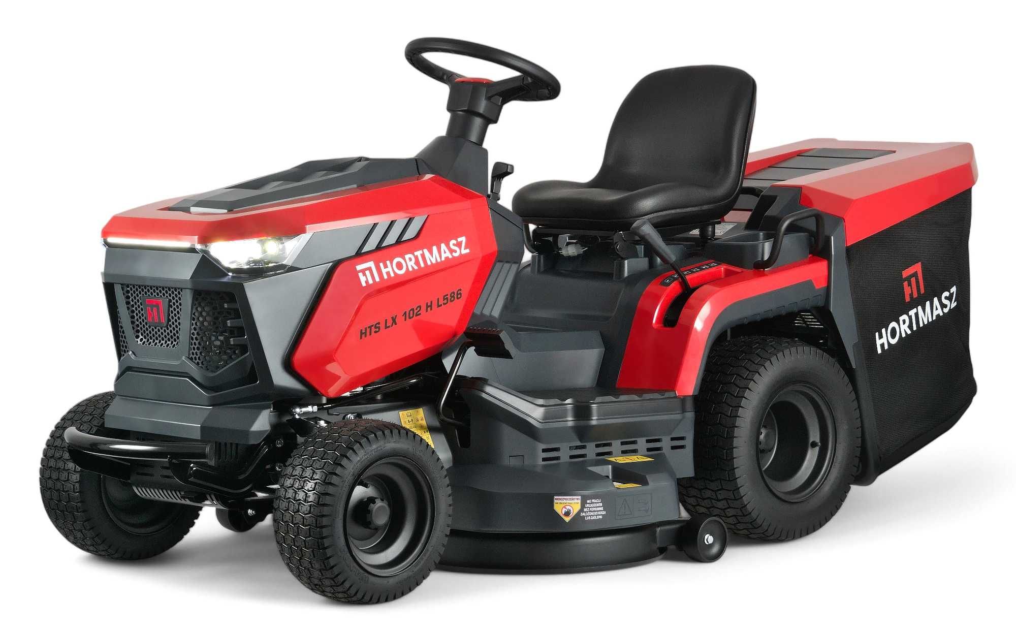 Traktorek HORTMASZ 586cc Loncin V2 POMPA HYDRO 18KM 102cm LCD+MYJKA
