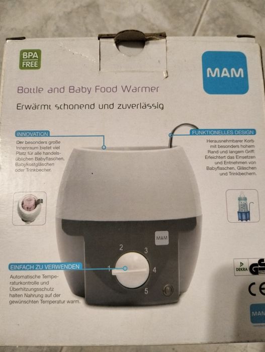 Aquecedor biberão Mam
