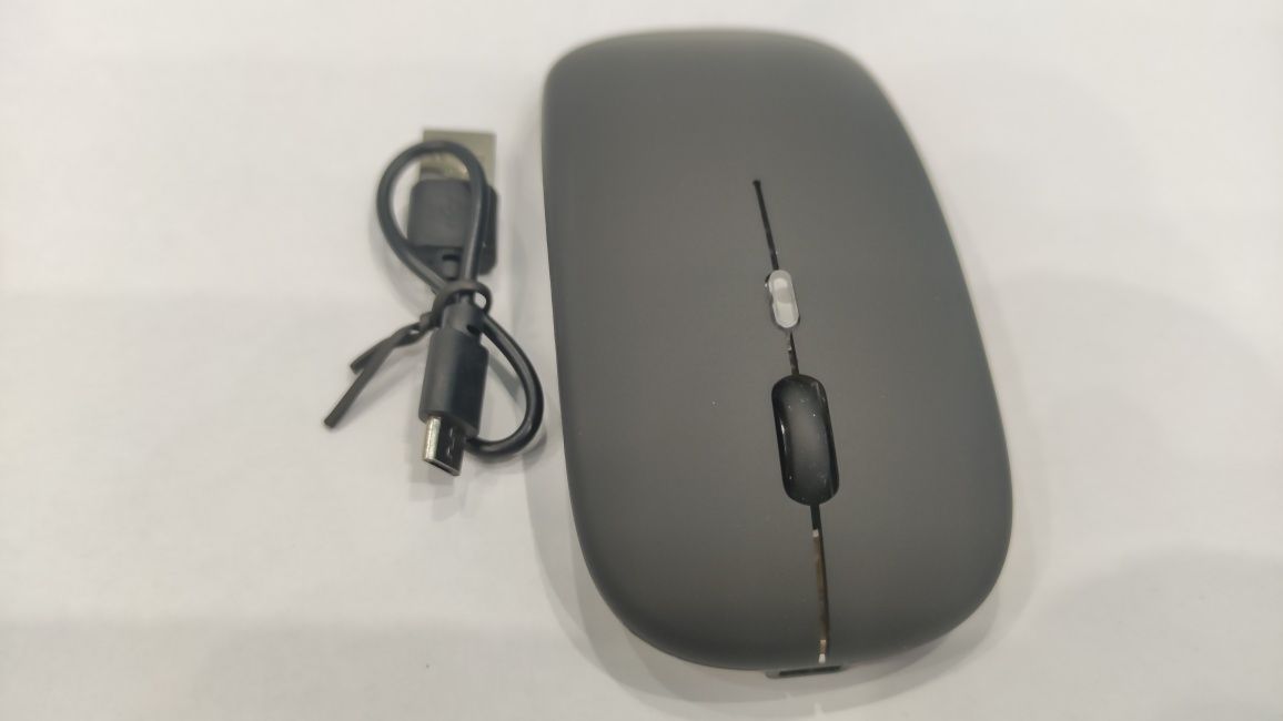 RGB Bluetooth Бездротова безшумна мишка 2.4G На АКУМУЛЯТОРІ.