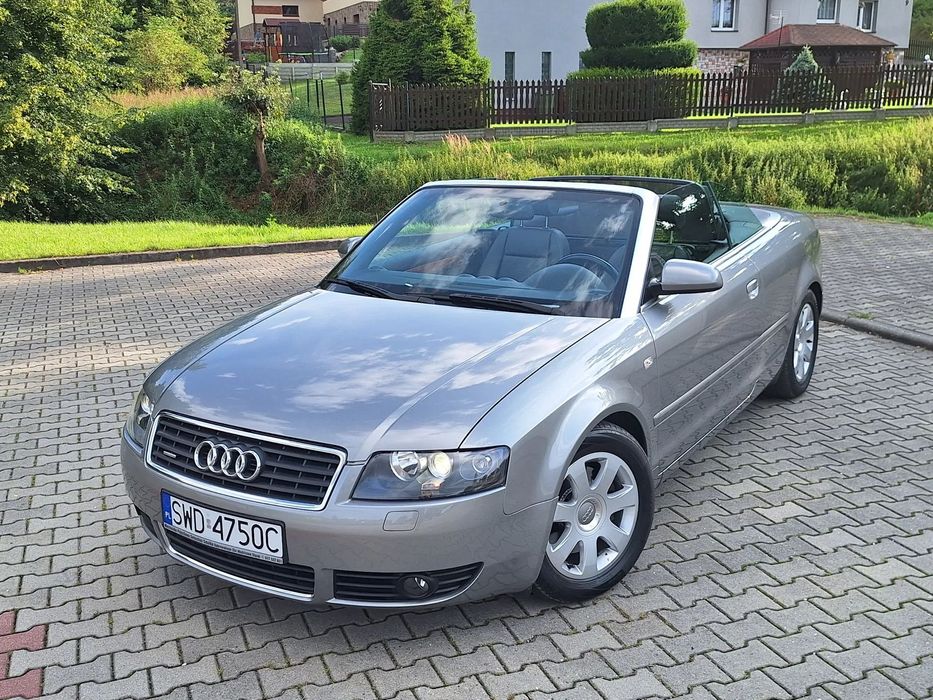 Audi A4 Cabrio 3.0 V6 Quattro 4x4 Automat Skóra Xenon Stan BDB Przeglądy ASO!