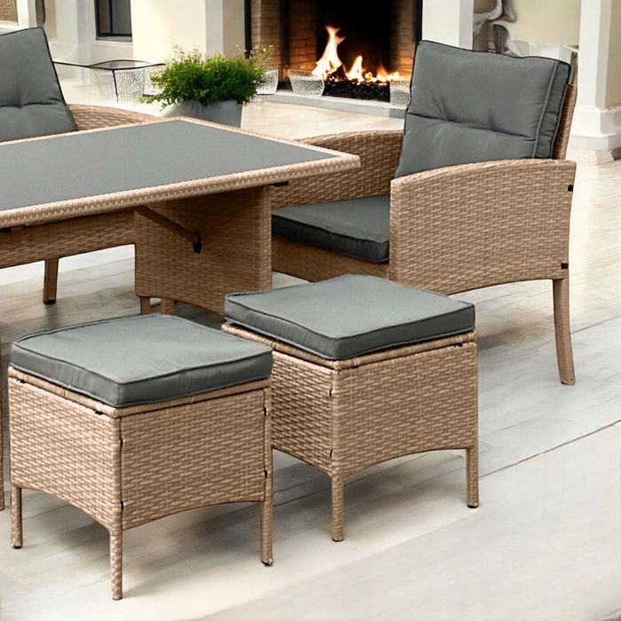 ZESTAW nowe MEBLE ogrodowe komplet wypoczynkowy technorattan PROMOCJA