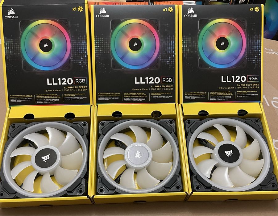 Вентиляторы Corsair LL120 rgb