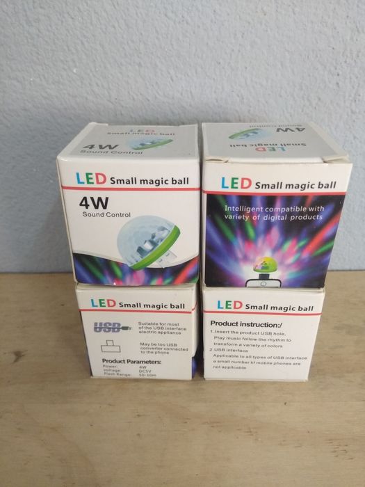 Led Small Magic Ball 4w