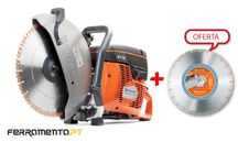 Cortadora a Gasolina 3.7kW 350mm Husqvarna K770 + Disco S50+