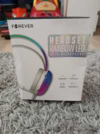 Słuchawki do komputera Headset rainbow led