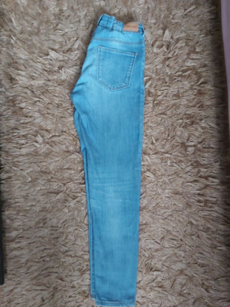 Zara jasne jeansy dżinsy dziewczynka 140