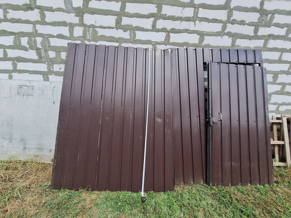 Продам ворота на дачу з профнастилу