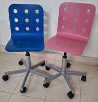 Cadeira de criança IKEA Jules (cor de rosa e/ou azul)