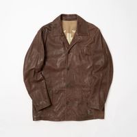 STRELLSON Leather Coat Jacket чоловіча шкіряна куртка