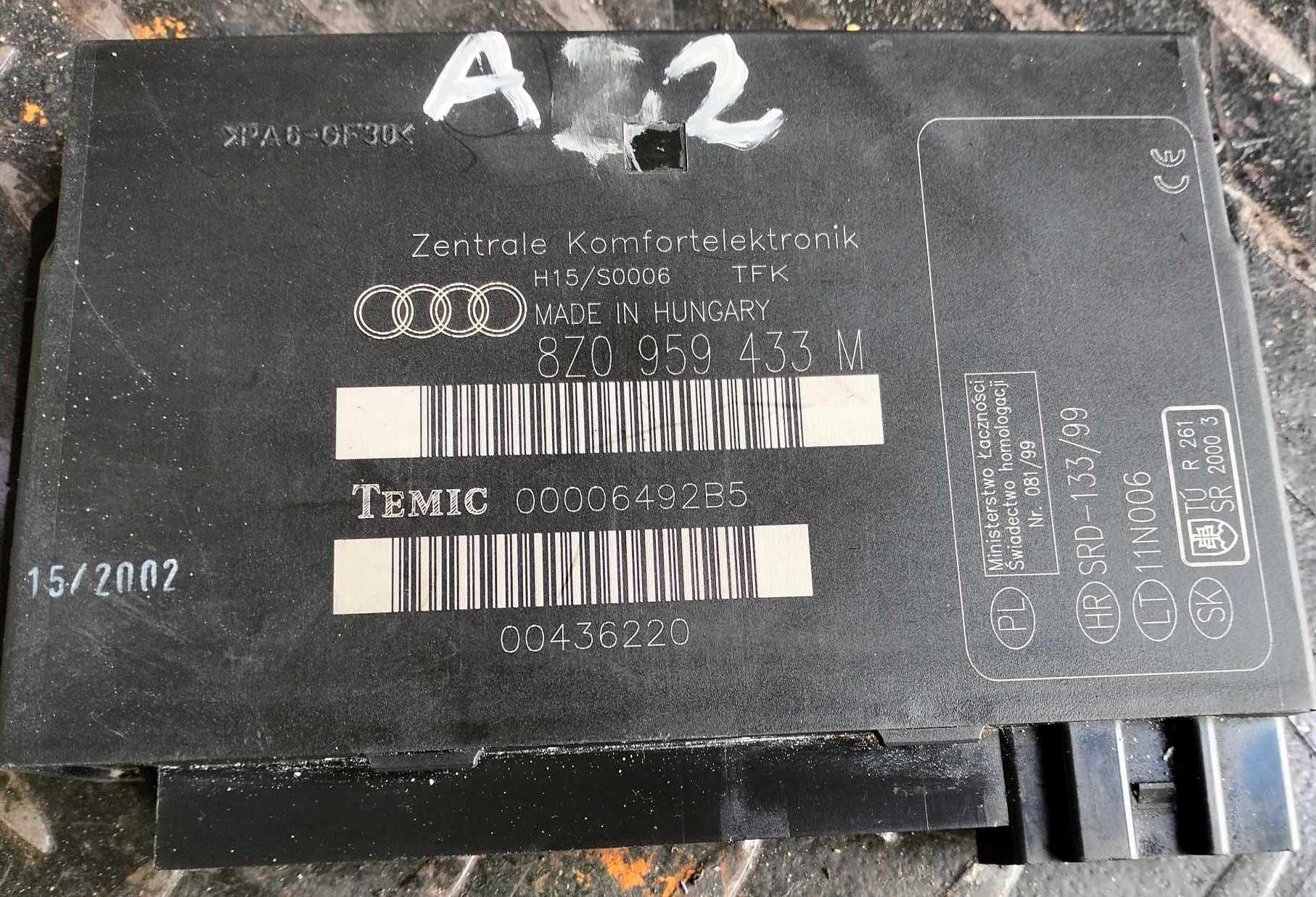 moduł komfortu Audi A2 Z0/959/433 M