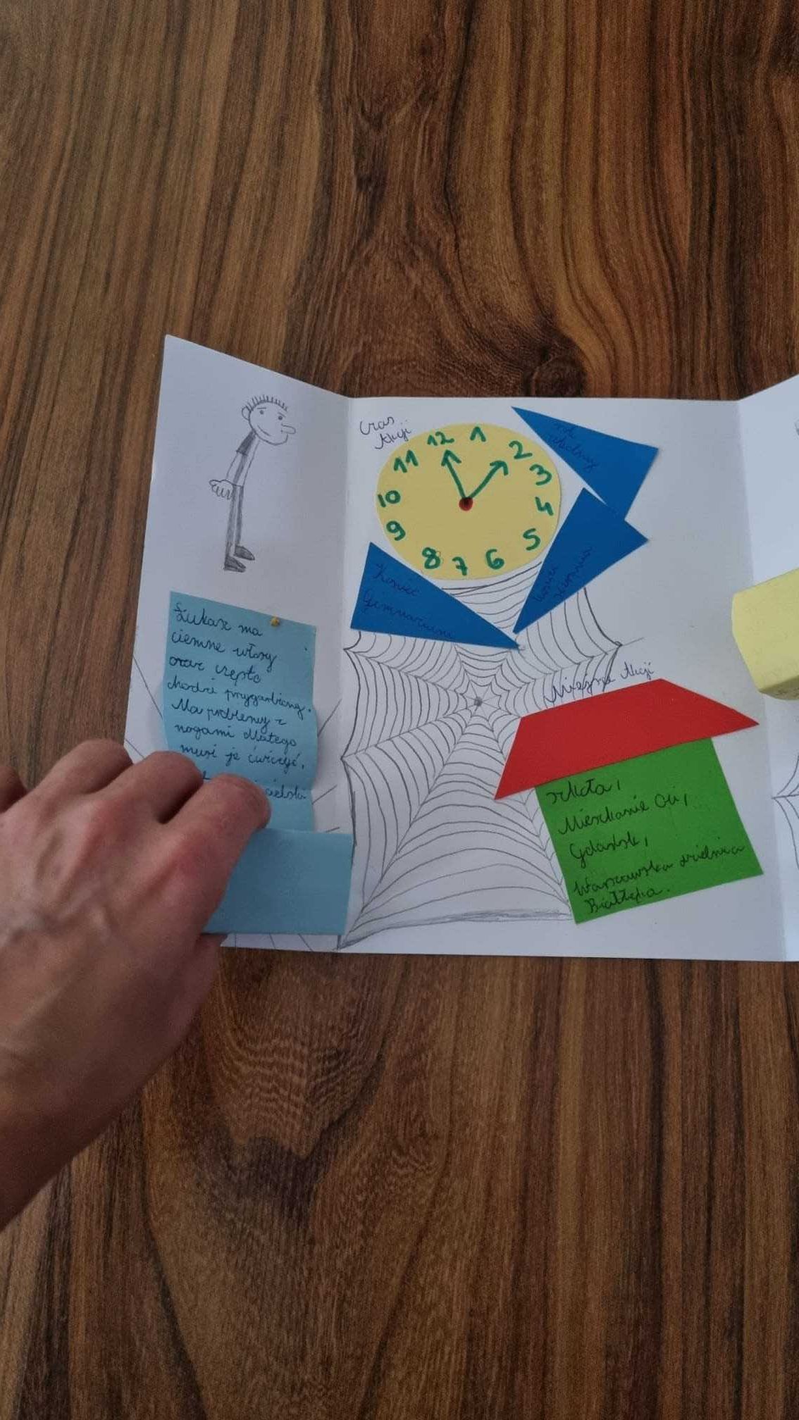 Lapbook Pajączek na rowerze