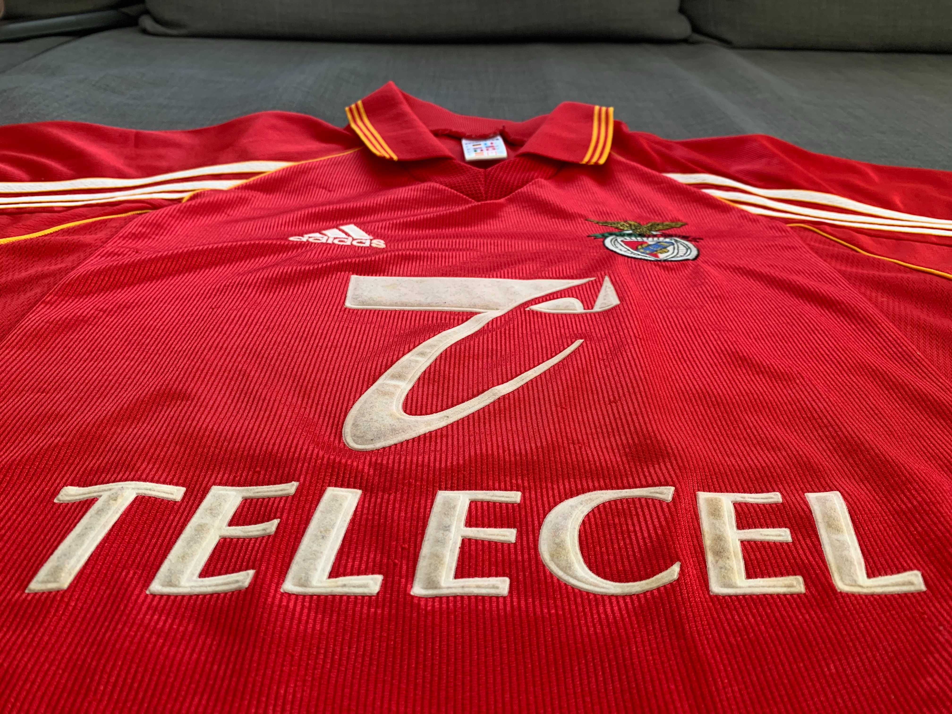 Camisola Benfica Adidas Telecel 1998, 1999