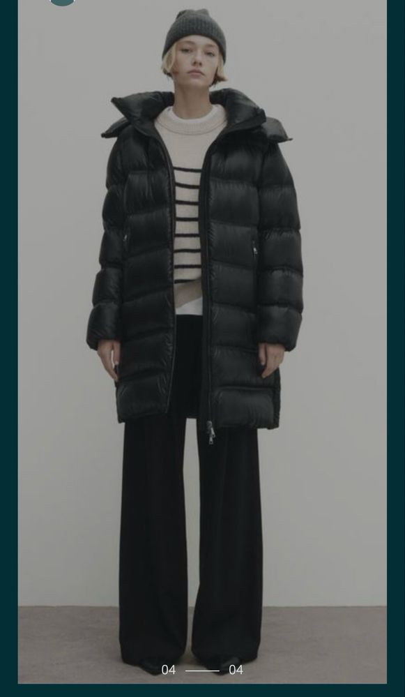Новий пуховик Massimo Dutti