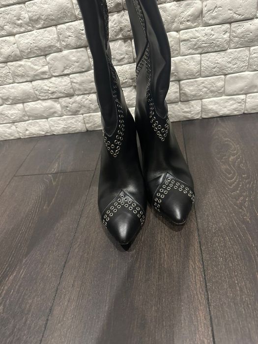 Високі шкіряні сапоги Isabel Marant