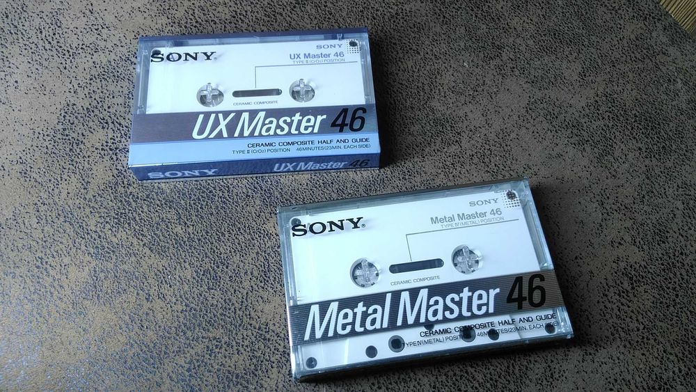 Аудіо касети  Sony Metal - UX Master 46. фірмові Японські