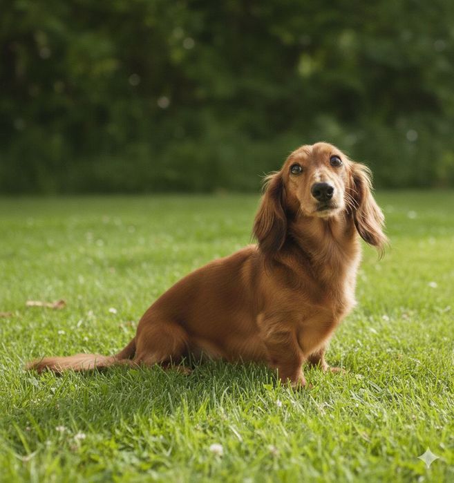 Цуценята довгошерстої такси, з документами!