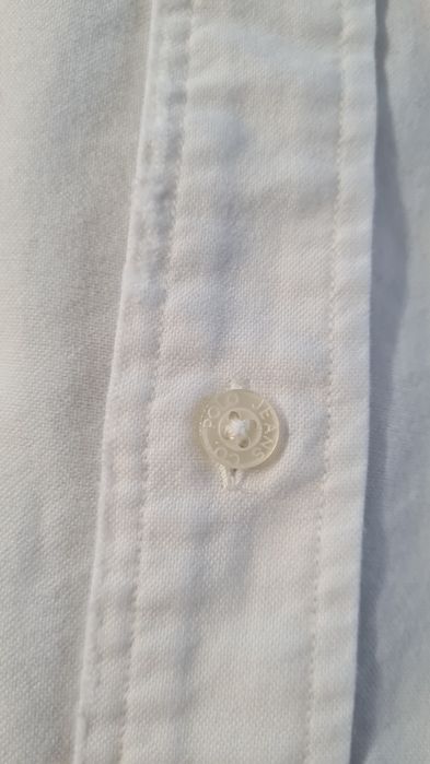 Vintage Koszula Ralph Lauren Jeans. Biała. Rozmiar M. Lata 90